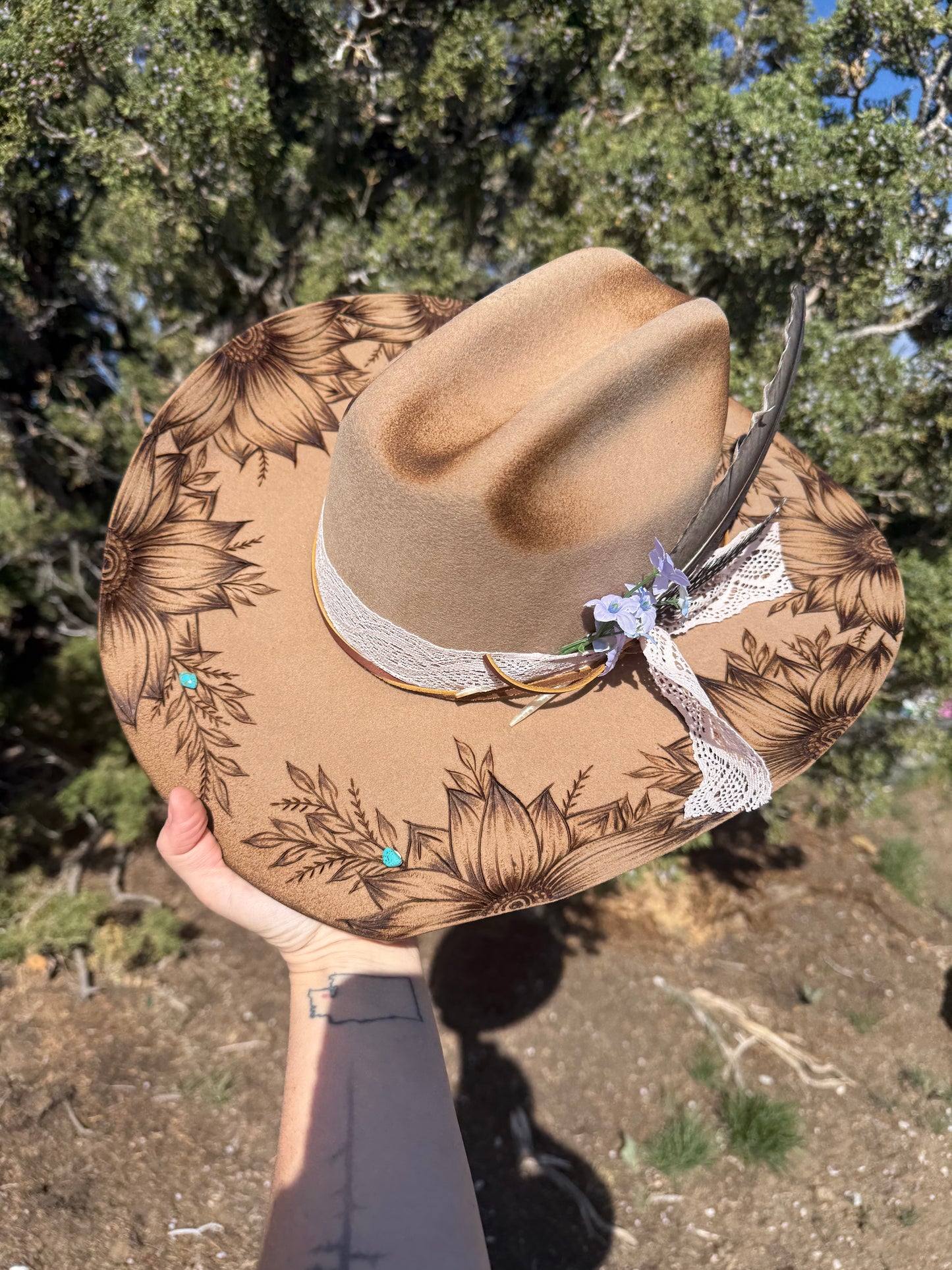 PRE-ORDER TURQUOISE SUNFLOWER