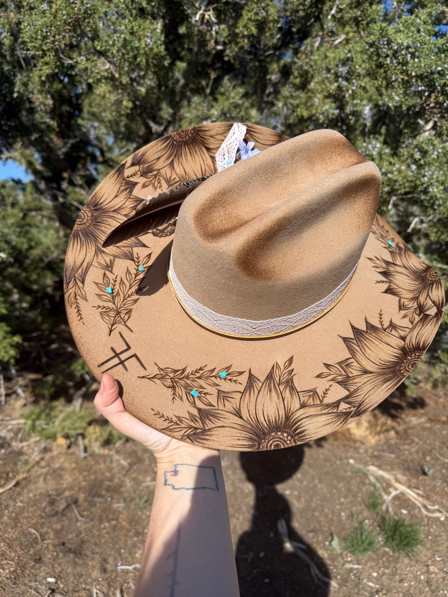 PRE-ORDER TURQUOISE SUNFLOWER