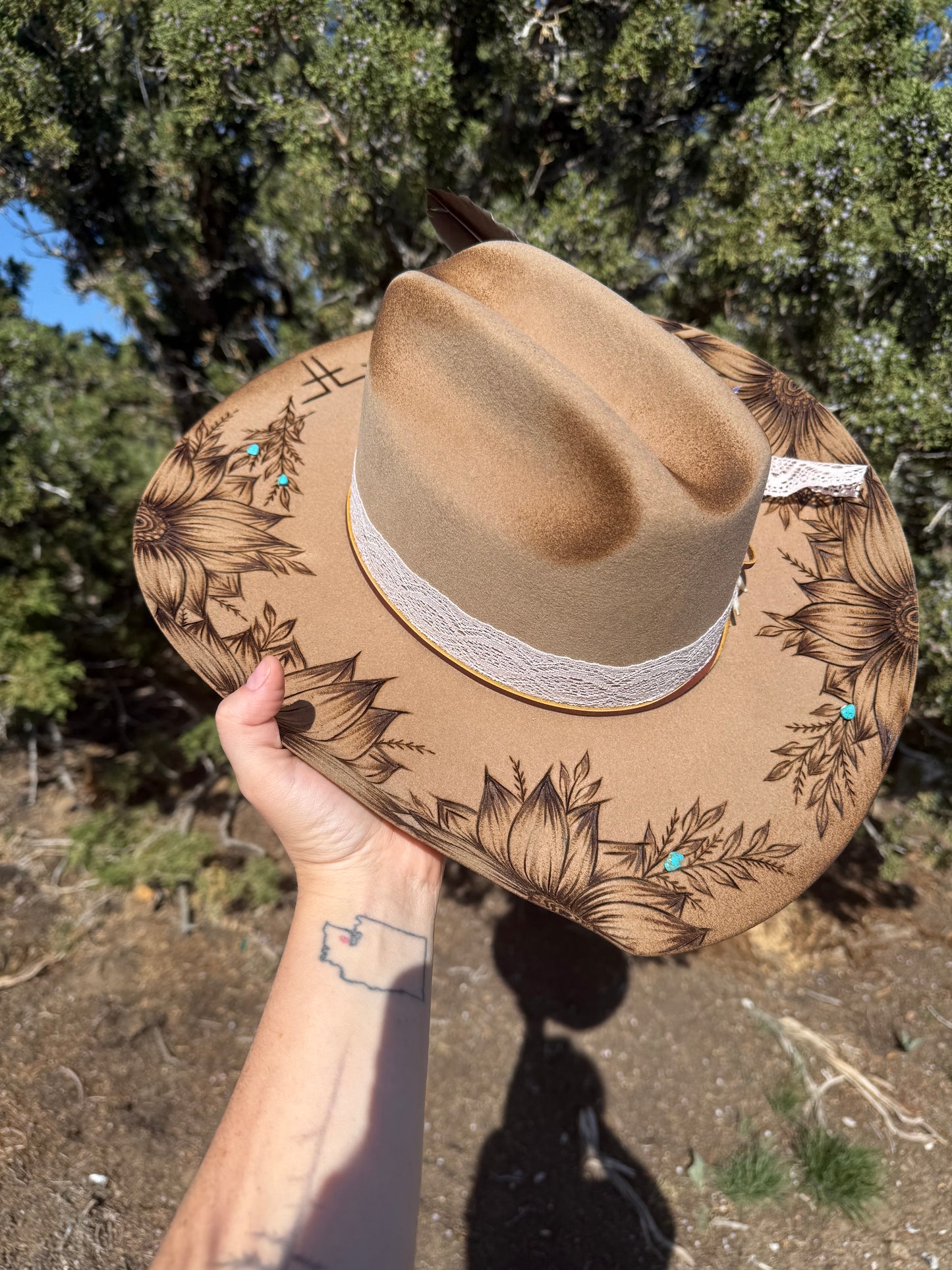 PRE-ORDER TURQUOISE SUNFLOWER