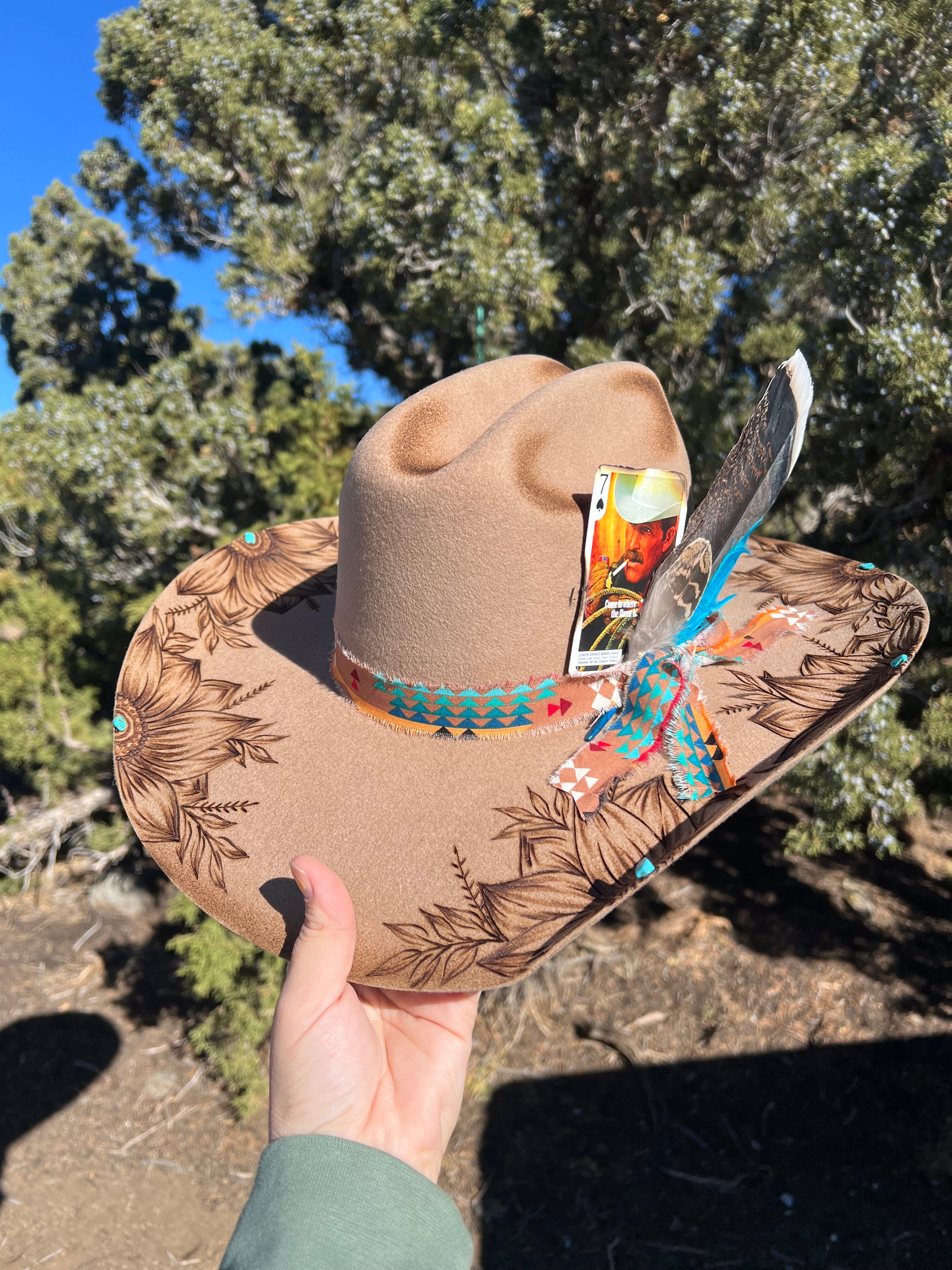 LONG LIVE COWGIRLS (See side of brim)