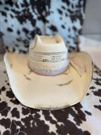 STRAW-DISTRESSED