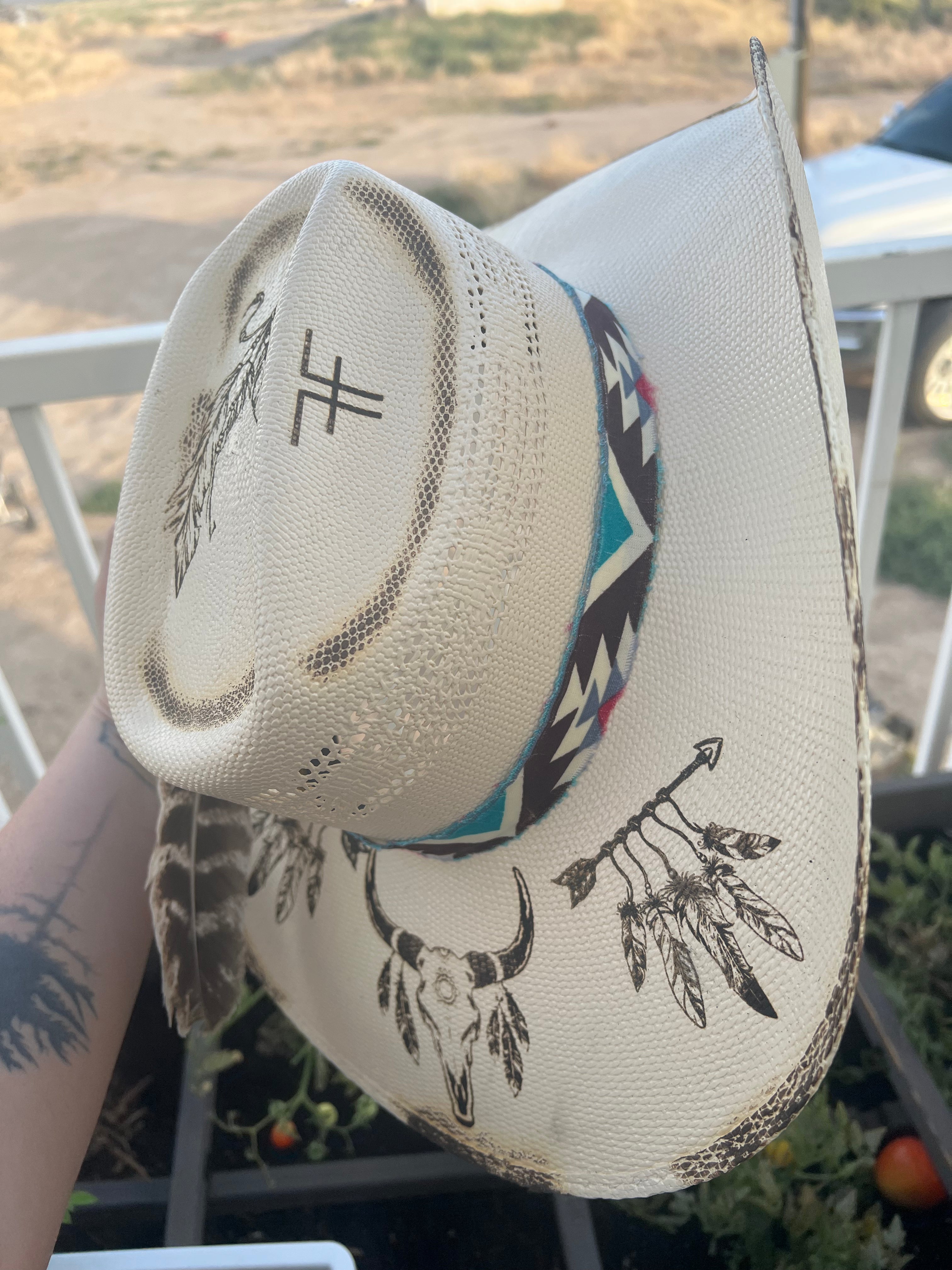 FEATHERS AND BULL-STRAW
