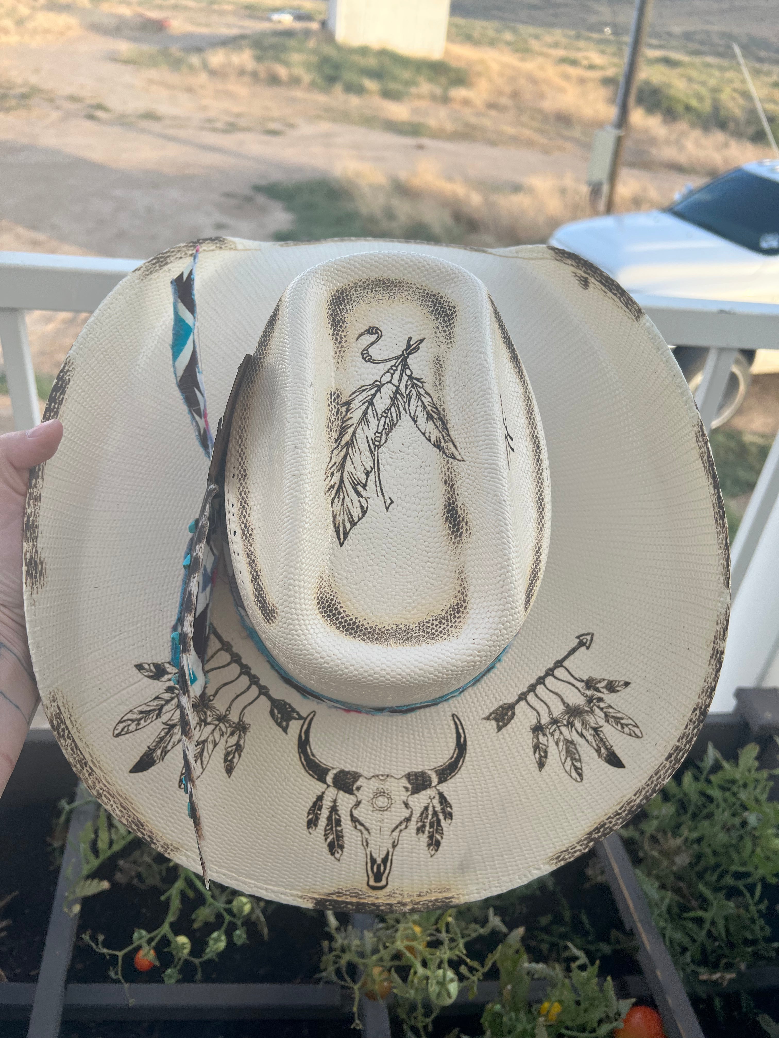 FEATHERS AND BULL-STRAW